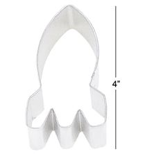 Picture of SPACE ROCKET TIN-PLATED COOKIE CUTTER